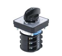 1pc LW8D-10/0-6.3 10A 660V 0-6.3 7 Positions 3 Poles 12 Terminals Universal Cam Changeover Selector Knob Switch