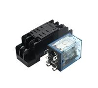 1Pc LY2NJ HH62P HHC68A-2Z Electromagnetic Relay 10A 8PIN Coil DPDT With Socket Base DC12V,24V AC110,220V(DC 24V)