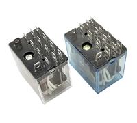 1Pc LY4NJ HH64P Mini Relay P143 14 Pin 10A With LED Intermediate Relay 12VDC 24VDC 220V 10A general purpose switching relay(Other Voltages)