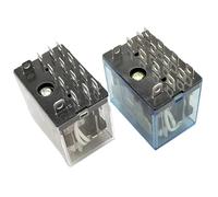 1Pc LY4NJ HH64P Mini Relay P143 14 Pin 10A With LED Intermediate Relay 12VDC 24VDC 220V 10A general purpose switching relay(AC220V)