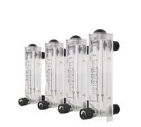 1pc LZM-15ZT Acrylic Rotameter Flow Meter Panel Type Adjustable Liquid Flow Meter for Water GPM LPM Flow Meter(25-250L-H)