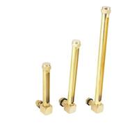 1PC M10x1.5mm Glass Length 200mm Brass Oil Liquid Level Indicator Sight Glass Fitting