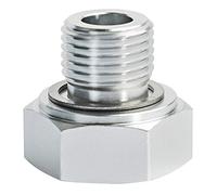 1Pc M12X1 5Mm to 1 8 Npt Oil Adapter Aluminum CNC-Machined Replacement for GM LS Engines Car Engine Accessory