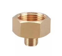 1pc M14 M16 M20 M22 M24 M27 1/4" 1/2" 3/4" BSP Female To Male Thread Brass Pipe Fitting Adapter Coupler Connector(F M22x1.5-M M14x1.5)
