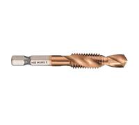 1pc M3-M12 Screw Tap Drill Bit TiCN Coated HSS 4341/6542 1/4 Shank Spiral Flute Metric Tapping Tools Thread(M3)