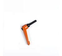 1pc M4 M5 M6 M8 M10 M12 M16 Clamping Lever Orange Colour Adjustable Clamping Handle Screws Bolt Locking Male Thread Knob(M12X40)