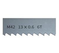1pc M42 Bi-Metal 1/2" Band Saw Blades. 1425 1570 1790 2240 X 13mm With 6, 14Tpi Bandsaw Blade Cutting Hardwood, Metal.(6Tpi,Length 1435mm)