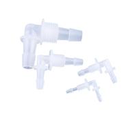 1pc M5~M16 to 2.4-12.7mm PP Pagoda Elbow Connectors Hex Nut Aquarium Tank Air Pump Hose Joints Irrigation Pipe Fittings(5.6-M16-5.6)