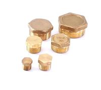 1PC M5x0.8 Male Brass Pipe Countersunk Hex Head Socket End Cap Stopper