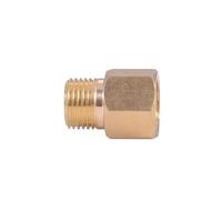 1pc M6 M8 M10 M12 1/8" 1/4" Female to Male Thread Brass 90 Degree Elbow Tube Pipe Fitting Adapter for Oil Lubrication System(Straight,F M8x1-M M8x1)