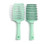 1pc Magic Hair Comb Detangling Brush Detangle Lice Massage Classic Women Tangle Hairdressing Salon 2 Styles(Green)