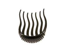 1pc Magic Hair Styling Insert Comb Bump It Up Volume Inserts for Donut Ponytail Fluffy Hair Comb Beauty Tool(black)