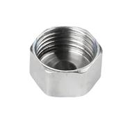 1pc Male Female Thread Plug, Stainless Steel Iron Thread 1/2inch 3/4inch 1inch Pipe Cap for Pneumatic Systems(Female-204-1/2inch)