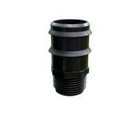 1pc Male Thread Barb Plastic Fitting, Size 1" x 40 mm, Hose Barbed Adapter, Hose Tail Connector, BSP Thread