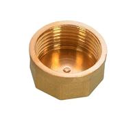 1pc Male Thread Brass Pipe Hex Head End Cap Plug, 1/2inch 3/4inch Copper Fitting Coupler Connector Adapter(Female Plug,1/4inch)