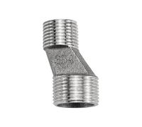 1pc Male Thread Reducer 1/2" X 3/4" Bath Shower Pipe Reduction Dog Legs Eccentric Faucet Nipple(201(43mm))