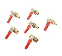 1pc Male Thread Water Oil Air Gas Fuel Line Shutoff Ball Valve Pipe Fittings Pneumatic Connector Controller Handle Hose(Male 1-2)