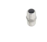 1pc Male Threaded Hex Nipple Stainless Steel 304 Pipe Fitting for Brew Kit, Home Piping Application Connector Coupler Adapter(1-1/4")