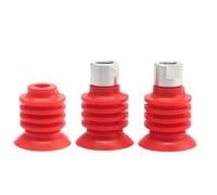 1pc Manipulator 4.5 Layers Suction Cups BL40 Vacuum Chuck Sucker Fitting Bracket Pneumatic Silicone Packing Bag Pad Variations Red