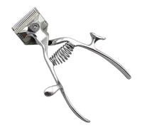 1PC Manual Hair Clippers 2Pcs 6" Handheld Stainelss Steel Springed Hair Clippers Ergonomic Quiet Easy Wash Barber Tools for Home, Salon