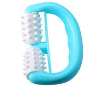 1PC Manual Round Handle Muscle Massager Roller Massager Cellulite Roller For Legs Arms Back Muscle Pain Relief And Muscle Relaxation Tool(Blue)