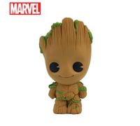 1pc Marvel Groot Piggy Bank Officially Licensed Coin Bank Figurine Money Box Savings Jar Cute Cartoon 3D PVC Stereo Collectible Desktop Organizer Home Decor Waterproof Shatterproof Decorative Gift