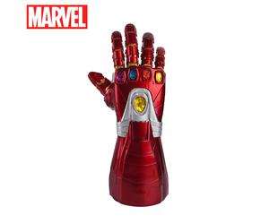 1pc Marvel Iron Man Infinity Gauntlet Piggy Bank Officially Licensed Coin Bank Figurine Money Box Savings Jar Cute Cartoon 3D PVC Stereo Collectible Desktop Organizer Home Decor Waterproof Shatterproo