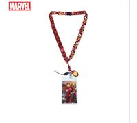 1pc Marvel Iron Man Lanyard Card Holder Officially Licensed Iron Man Themed Movies Anime Peripheral Badge & Card Holder Accessory Gift