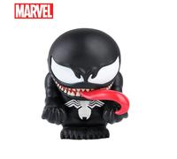 1pc Marvel Venom Piggy Bank Officially Licensed 3D PVC Waterproof Shatterproof Figurine Money Box Coin Bank Home Decor Collectible Desktop Organizer Savings Jar Gift
