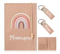 1PC Maternity Book Cover Felt Maternity Pass Protective Cover International Vaccination Book Cover Certificate Image Vaccination Passport Cover