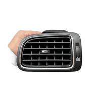 1pc Matte Black Left Right Central Dashboard A/C Air Outlet Vent Compatible For VW Polo 2014 2015 2016 6RD 819 704 6RD 819 703(Left)