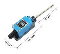 1pc ME8108 TZ8111 8122 9101 8104 8166 Travel Switch Self-reset Rotary Roller Lever Sealed Industrial Machine Limit Switch NO NC(ME-9101)