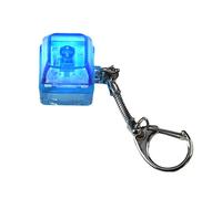 1PC Mechanical Keyboard Switches Tester Keychain Toy Stress Relief Tool With LED Light 1-Key Black Switches