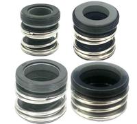 1pc Mechanical Water Pump Shaft Seal Single Coil Spring Carbon SiC Ring | Mechanical water pump shaft seal single coil spring carbon SiC ring fits 10-30mm ID(20mm)