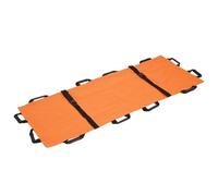 1pc Medical Outdoor Emergency Rescue Ambulance Folding Soft Stretcher for Patient for Hospital Sports Venues Ambulance(Orange)