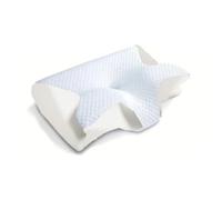 1pc Memory Foam Cervical Pillow 2 in 1 Ergonomic Contour Orthopedic Pillow for Neck Pain Contoured Support Pillows Neck Pillow(White)