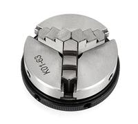1pc Metal 3 Jaw Lathe Chuck 2.5" 63mm Mini Chuck with 2pcs Lock Rods for M14 Metalworking Machine Accessories Tools