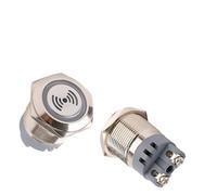 1pc Metal Buzzer 19mm22MM Alarm LED red Light Flash Speaker Intermittent Signal lamp high Decibel 12V 24V 220V Screw pin(19MM,6V)