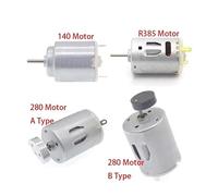 1Pc Metal electronic starter DC 3-12V Motors R385 140 280 Vibrate electronic starter High Speed DIY Robot Toy electronic starter AUOQKQUT(140 Motor)