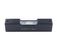 1pc Metal Spirit Level Bubble Horizontal AdustingTool Ruler Black Length 80mm Accuracy 0.1 0.15 0.3 0.6 1.5mm Per Meter(080-010)