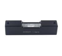 1pc Metal Spirit Level Bubble Horizontal AdustingTool Ruler Black Length 80mm Accuracy 0.1 0.15 0.3 0.6 1.5mm Per Meter(080-150)