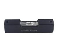 1pc Metal Spirit Level Bubble Horizontal AdustingTool Ruler Black Length 80mm Accuracy 0.1 0.15 0.3 0.6 1.5mm Per Meter(080-030)