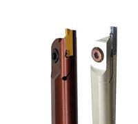 1pc MFH320 MFH320L10 MFH325L06 MFHL MFH Spring Steel High Quality Face Grooving Tool Shank Lathe Cutter CNC Inner Hole Machine(Steel(White),MFH320L10 25-140)