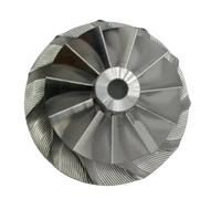 1pc MFS Billet GT1749V Turbine Compressor Wheel 717478-0001 Turbine Parts 7794140D Compatible For BMW 320D 150HP 110Kw 2.0D E46 M47TU 2001-(MFS11Blades)