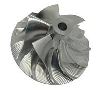 1pc MFS Billet Turbo Compressor Milling Wheel Upgrade 36.3 49mm 11 6 6 Bald 760774 753847 Compatible For C-Max 2.0TDCI 100Kw 2004-(6long6short)