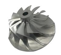 1pc MFS Billet Turbo Compressor Milling Wheel Upgrade 36.3 49mm 11 6 6 Bald 760774 753847 Compatible For C-Max 2.0TDCI 100Kw 2004-(11blades)
