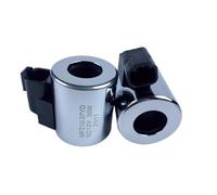 1pc MFZ10-37YD Hydraulic Solenoid Coil Inner Diameter 23mm Height 51mm Outer Diameter 45mm Solenoid Valve Control Valve DC24V DC12V(DC12V With Plug)