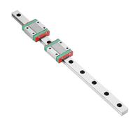 1Pc MGN7 MGN12 MGN15 MGN9 L 100mm To 1500mm Miniature Linear Rail + 2Pcs MGN Linear Guide Block For 3D Printer Part(MGN9H,500mm)