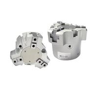 1pc MHSL3 Pneumatic Three-Jaw Finger Cylinder Parallel Clamp Manipulator Extended Opening Clamp MHSL3-16-125D(MHSL3-100D)