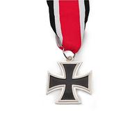 1pc Military Medal Wwii German War Coin Cross Medal Merrit Military Knights Iron with Colorful Ribbon